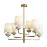 Люстра на штанге Freya Ceramics FR2029PL-06BS