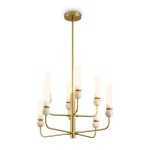 Люстра на штанге Freya Sunspot FR5482CL-08BS