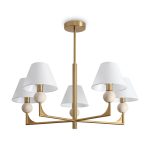 Люстра на штанге Freya Riley FR2043CL-05BS