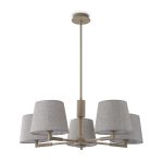 Люстра на штанге Freya Butler FR2057PL-05BG