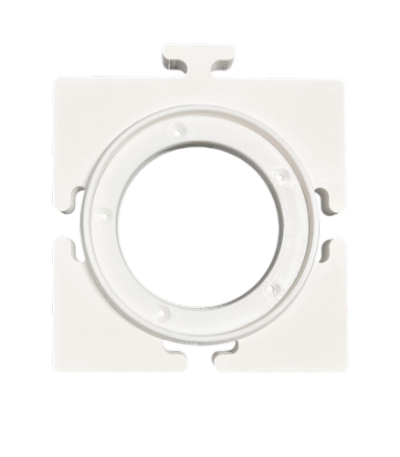 Платформа круг белая под светильник ZOOM 116х130х20мм EKS 0У-00003286