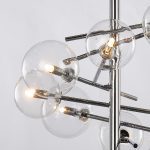 Люстра на штанге Delight Collection Globe Mobile MX19009070-8A chrome