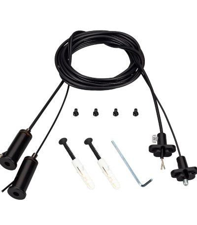 Подвес токопроводящий Arlight ARL-2x2m Set BLACK (Pad 15x2mm, 2x20AWG) 041948
