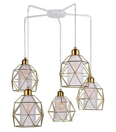 Подвесная люстра 33 Идеи PND16M.05.01.001.WH.PA-M35PA