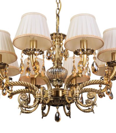 Подвесная люстра Abrasax Sylvia L.8110-8BR CRISTAL-SHADE