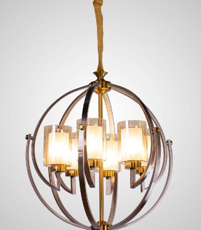 Подвесная люстра AM Group AM372 SP6 GAB+SN