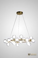 Подвесная люстра AM Group AM470 D700 POLISHED GOLD