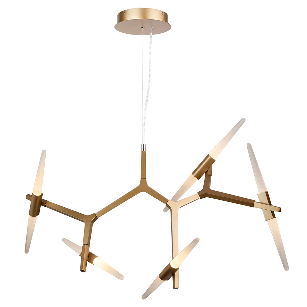 Подвесная люстра AM Group AM68H3103/10W GOLD Подвесная люстра AM Group AM68H3103/10W GOLD