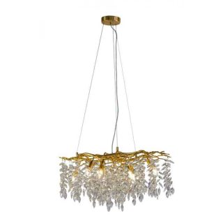 Подвесная люстра AM Group LEAF FALL D800 GOLD