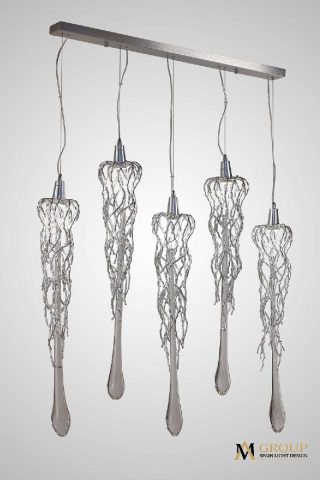 Подвесная люстра AM Group MANTECADO-5 CH