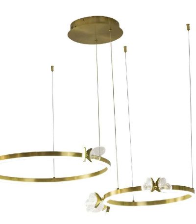 Подвесная люстра AM Group MARIPOSA SPD400+600 POLISHED GOLD