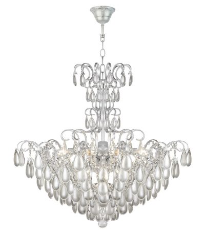 Подвесная люстра AM Group MONICA SP9 SILVER