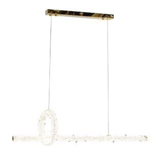 Подвесная люстра AM Group Ovale GD D1000+300