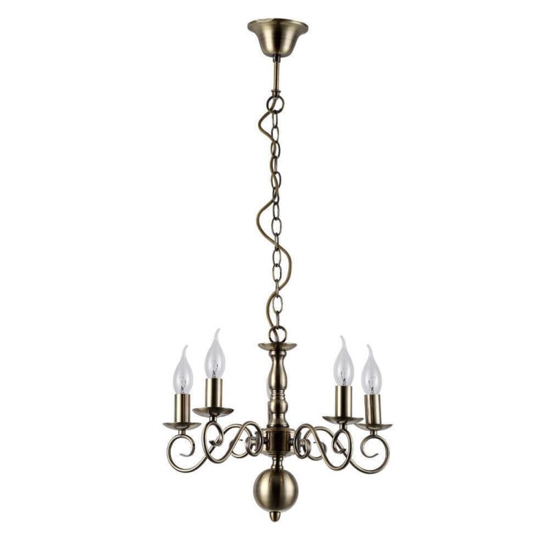 Подвесная люстра Arte Lamp A1129LM-5AB Подвесная люстра Arte Lamp A1129LM-5AB