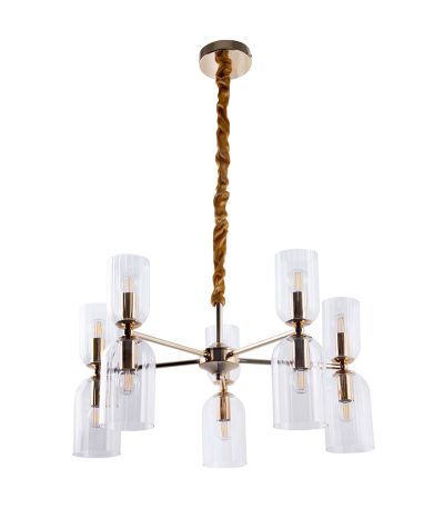 Подвесная люстра Arte Lamp Charm A1623LM-10GO