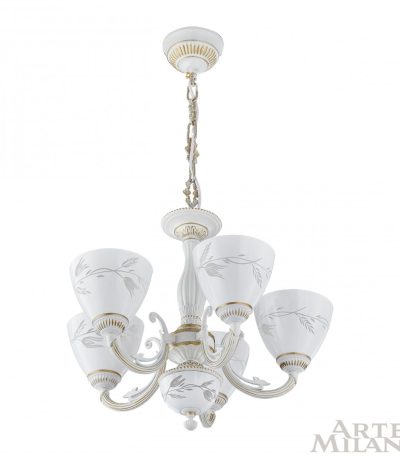 Подвесная люстра Arte Milano 343659/5 WT+G