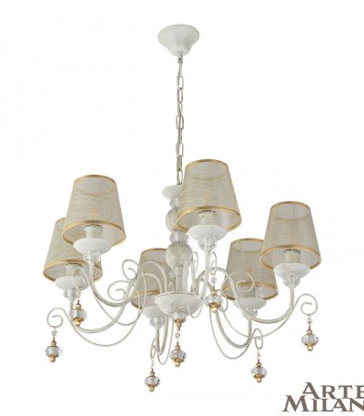 Подвесная люстра Arte Milano 347620/6 WT+G