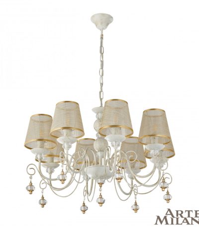 Подвесная люстра Arte Milano 347620/8 WT+G