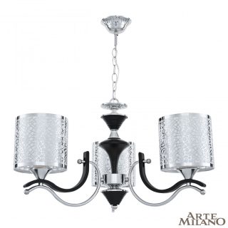 Подвесная люстра Arte Milano Florentia-6787 306787/3 Bk/Ni
