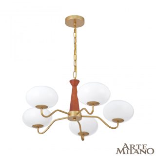 Подвесная люстра Arte Milano Napoli 310166/D680/5 BS/WD