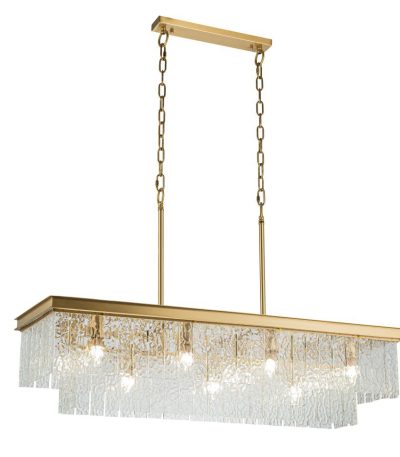 Подвесная люстра Belfast Harland 6308-10C BR CL