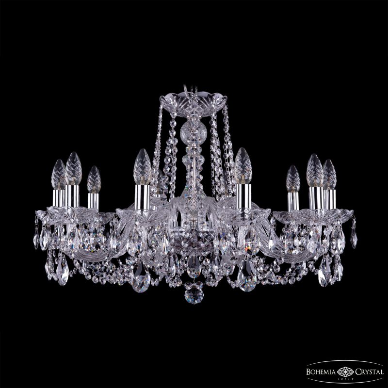 Подвесная люстра Bohemia Ivele Crystal 1402/10/240 Ni Подвесная люстра Bohemia Ivele Crystal 1402/10/240 Ni