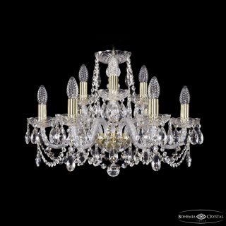 Подвесная люстра Bohemia Ivele Crystal 1402/6+3/195 G