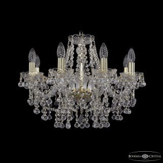 Подвесная люстра Bohemia Ivele Crystal 1409/8/195 G