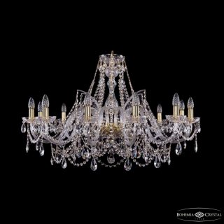 Подвесная люстра Bohemia Ivele Crystal 1411/12/360 G