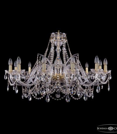 Подвесная люстра Bohemia Ivele Crystal 1411/12/360 G