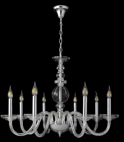 Подвесная люстра Crystal Lux ARABESQUE SP8 CHROME