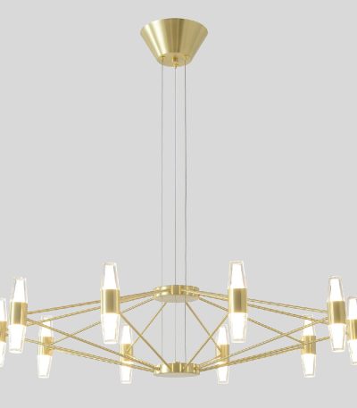 Подвесная люстра Crystal Lux DOROTEA SP10 GOLD