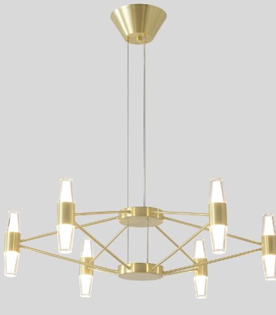 Подвесная люстра Crystal Lux DOROTEA SP6 GOLD