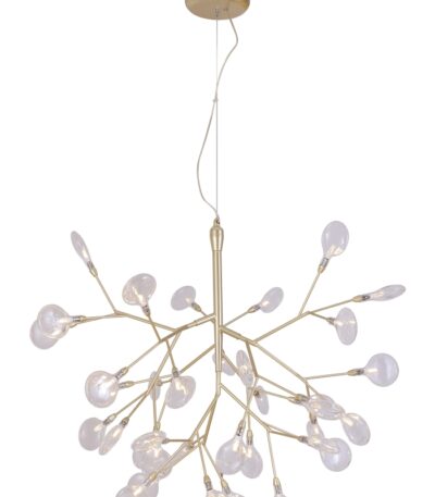 Подвесная люстра Crystal Lux Evita EVITA SP36 GOLD/TRANSPARENT