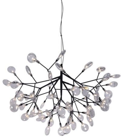 Подвесная люстра Crystal Lux Evita SP63 BLack/Transparent