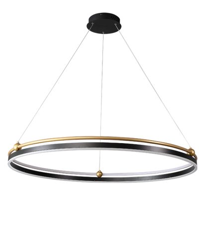 Подвесная люстра Crystal Lux FERNANDO SP88W LED BLACK/GOLD