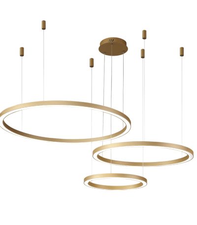 Подвесная люстра Crystal Lux FORTUNA SP158W LED GOLD