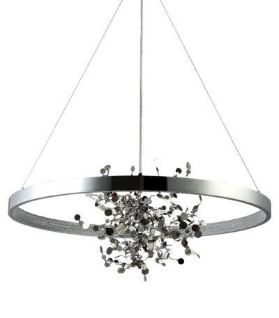 Подвесная люстра Crystal Lux GARDEN SPLED+4 D800 CHROME