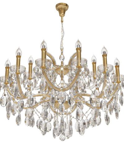 Подвесная люстра Crystal Lux Hollywood SP12+6 Gold