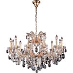 Подвесная люстра Crystal Lux Hollywood SP12 Gold