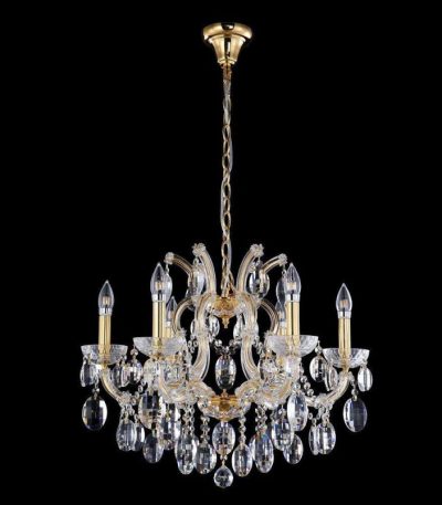 Подвесная люстра Crystal Lux Hollywood SP6 Gold