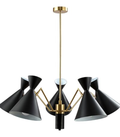 Подвесная люстра Crystal Lux Joven SP5 Gold/Black