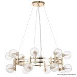 Подвесная люстра Crystal Lux LUXURY SP16 GOLD