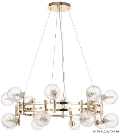 Подвесная люстра Crystal Lux LUXURY SP16 GOLD