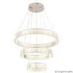 Подвесная люстра Crystal Lux MUSIKA SP150W LED CHROME
