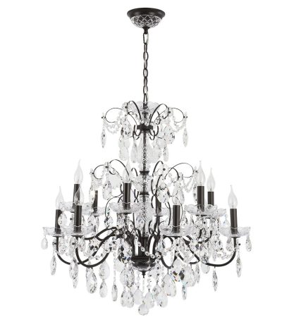 Подвесная люстра Crystal Lux ODELIS SP12 BROWN