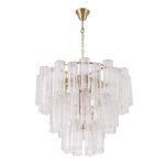 Подвесная люстра Crystal Lux ROSE SP15 BRASS