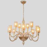 Подвесная люстра Crystal Lux SILVESTRO SP12 AMBER