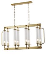 Подвесная люстра Crystal Lux TOMAS SP8 L1000 BRASS