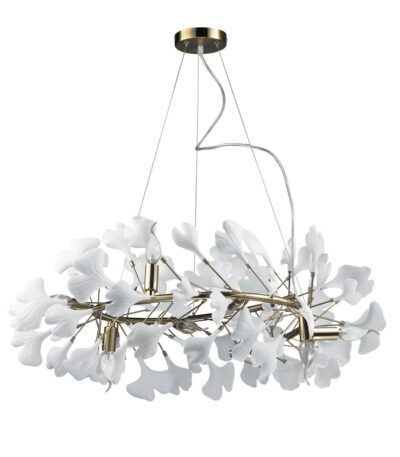 Подвесная люстра Delight Collection 10881P/R800 gold/white